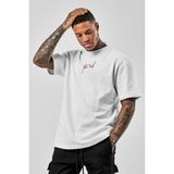 Trendseninle The End Baskılı Beyaz Oversize Erkek T-shirt