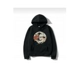 TrendSeninle Unisex Anime Attak Sweatshirt Siyah Kahve S