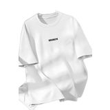 Trendseninle Unisex Erkek/Kadın Beyaz BROOKLYN Renkli Özel Baskı Oversize Pamuklu Bisiklet Yaka T-Shirt Tişört, L