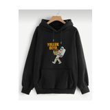 Trendseninle Yolluk Beyaz Siyah-Gri Baskılı Kadın Sweatshirt