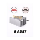 trends's choice 5 Adet Petek Arkası Isı Yalıtım Levhası Alüminyum Folyo 5 Radyatör Arkalığı