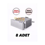 trends's choice 8 Adet Petek Arkası Isı Yalıtım Levhası Alüminyum Folyo 8 Radyatör Arkalığı