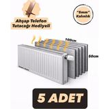 Trends's Choice Ankaflex 5 Adet Petek Arkası Isı Yalıtım Levhası Alüminyum Folyo 5 Radyatör Arkalığı
