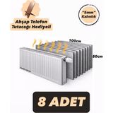 Trends's Choice Ankaflex 8 Adet Petek Arkası Isı Yalıtım Levhası Alüminyum Folyo 8 Radyatör Arkalığı
