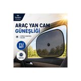 trends's choice Araç Oto Güneşlik Yan Cam Güneşlik Perde Vantuzlu Araç Yan Cam Güneşliği UV Korumalı