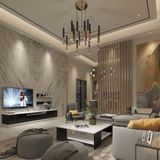 Trendstyle 4s Mdf Tv Ünitesi ve Orta Sehpa 2'li Set - Beyaz - Siyah