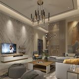 Trendstyle 4s Mdf Tv Ünitesi ve Orta Sehpa 2'li Set - Pera - Beyaz
