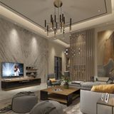 Trendstyle 4s Mdf Tv Ünitesi ve Orta Sehpa 2'li Set - Pera - Siyah