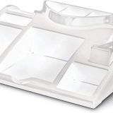 Trendy Desk Organizer Masa Seti (Masa Üstü Kalemlik Notluk Seti) Şeffaf