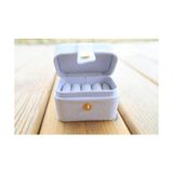 Trendy Pazars Mini Takı Kutusu Organizer – Çıtçıtlı, Yüzük Küpe Saklama Kutusu, Kompakt Mücevher Kutusu, Seyahat Tipi (Farklı Renkler) (Beyaz) - 0 - Siyah - Option-1