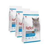 Trendy Pazars Reflex Yetişkin Kedi Maması Somonlu ve Hamsili 2 kg (3 Paketi) Lezzetli Formül - 0,01 gr