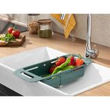 Trendy Plastik Ayarlanabilir Lavabo Süzgeci Süzgeç 48X19X8 cm Yeşil - Seçenek 1 - Antrasit