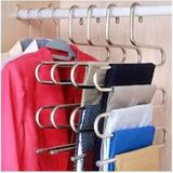 Trendy Shop 1 Adet Metal Pantolon Askısı Dolap Içi Düzenleyici Şal 5 Katlı - Beyaz