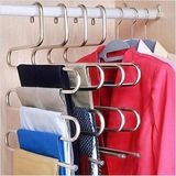 Trendy Shop Metal Pantolon Pijama Askısı 5 Katlı Dolap Içi Düzenleyici Askı - Beyaz
