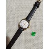 Trendy Son Moda Kadın Kol Saati Vintage Oval Gold Kasa- Koyu Kahve Düz Kordon TT0054 - 20 cm