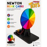 Trendy Toys 1 Adet Newton Renk Çarkı Deney Seti (Pil Dahil) Karışık Çok Renkli Eğitici ve Eğlenceli