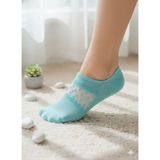 TrendyChic Iki Adet Mavi Noktalı Tül Detaylı Babet Çorap - 36 - 40
