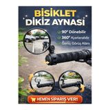 Trendyıldızı Geniş Açılı Bisiklet Scooter Aynası Dikiz Ayna 1 Adet tek