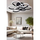 Trendylight Alya LED Siyah Avize - 1 - Siyah - Beyaz