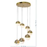 Trendylight Gezegen 7 Li Gold Sarkıt Modern - Beyaz