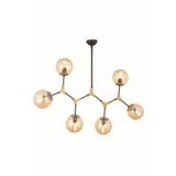 Trendylight Olimpiyat 6'lı Siyah Modern Avize