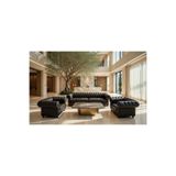 Trendyofix TX-500 Serisi Ortopedik Makam Ofis Oturma Grubu - 3+1+1 Bekleme Seti - Siyah
