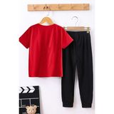 Trendypassion Çocuk Avatar Appa Ayılar Alt - Üst Eşofman Takımı - 9 - 10 Yaş - Kırmızı