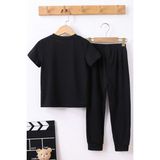 Trendypassion Çocuk Los Angles Alt - Üst Eşofman Takımı - 3 - 4 Yaş - Siyah
