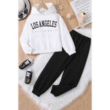 Trendypassion Çocuk Los Angles Eşofman Takımı - 7 - 8 Yaş - Beyaz