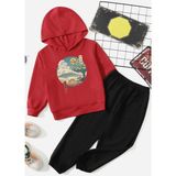 Trendypassion Çocuk Neighbor's Ukiyo E Eşofman Takımı - 3 - 4 Yaş - Kırmızı