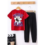 Trendypassion Çocuk Positivity Alt - Üst Eşofman Takımı - 9 - 10 Yaş - Kırmızı