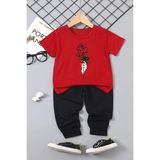 Trendypassion Çocuk Rose Alt - Üst Eşofman Takımı - 3 - 4 Yaş - Kırmızı