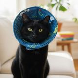 TrendyPati Kedi ve Köpek Koni Yakalığı ,elizabeth Yakalık, Ameliyat Sonrası Koruyucu Yakalık - XS - Mavi