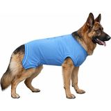 TrendyPati Köpek Ameliyat Sonrası Kıyafet Koruyucu Tulum Altı Tam Kapalı Penye Kumaş L Xl 2xl 3xl - Açık Mavi