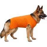TrendyPati Köpek Ameliyat Sonrası Kıyafet Koruyucu Tulum Altı Tam Kapalı Penye Kumaş L Xl 2xl 3xl - Turuncu