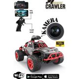 Trendzone Oyuncak Uzaktan Kumandalı Full Fonksiyon Şarjlı Wifi Kameralı Rock Crawler Rc Off Road Arabası 23 cm - Siyah