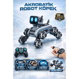 TRENDZONE Uzaktan Kumandalı Bilekten Kontrollü El Sensörlü Müzikli Led Işıklı Stunt Akrobat Robot Köpek Araba