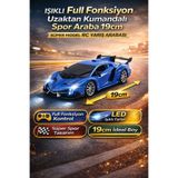 TRENDZONE Uzaktan Kumandalı Işıklı Lamborghini Spor Araba 19cm | Full Fonksiyon Pilli RC Yarış Arabası