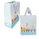 Trenli Mavi Buyuk Karton Canta 26X31cm 1 Adet