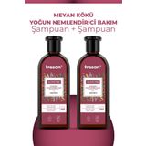 Tresan 2x300 ml Meyan Kökü Yoğun Nemlendirici Sülfatsız Bakım Şampuanı