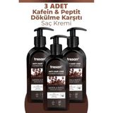 Tresan Conditioner Kafein Peptit Saç Kremi 300 ml 3 Adet - Şeffaf
