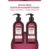 Tresan Meyan Kökü Yoğun Nemlendirici Sülfatsız 2x300 ml Bakım Saç Kremi