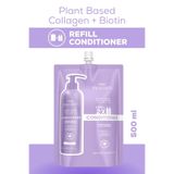 Tresan The Earth Plant Based Collagen Refill Pouch 500 ml Biotin Şampuan ve Saç Kremi