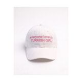 Tresore "Everyone Loves A TURKISH GIRL" Nakışlı Şapka / Turkish Girl Baseball Cap Kep Şapka