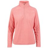 Trespass Bayanlar Fleece Ceket Meadows - Çizgili Katatonik Mikro Tüylü Kumaş, Tüylenmeye Karşı, Arka Tarafı Fırçalanmış, Yarı Boyun Fermuarlı, Kontrast Kenarlıklar, Örülmüş, %100 Polyester, 16