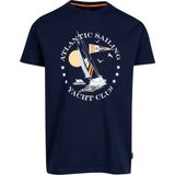 Trespass Cedarf- Casual Printed Erkek Tişört - Lacivert