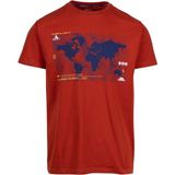Trespass Chera- Male Casual Prınted Tshırt Erkek Salsa T-Shırt MATOTSTR0095-30051 - Kırmızı