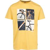 Trespass Chowder- Casual Printed Erkek Sarı Tişört - Hardal