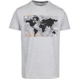 Trespass Erkek Chera- Male Casual Prınted Tshırt Grey Marl T-Shırt MATOTSTR0095-23394 - XL - Gri
