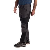 Trespass Erkek Pantolon Marco - Softshell, 3 Fermuarlı Cep, Kontrast Panel, Eklemli Diz Dartları, Fermuarlı Alt Açıklığı, Arka Fermuarlı Cep, Su Geçirmez 3000mm, Nefes Alabilir 3000mvp, siyah, L